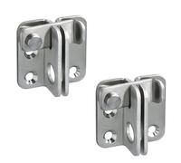 Mooche 2 Piezas Pestillos de Puerta con Pestillo abatible Pestillo de Perno de Puerta Corredera Pestillo de Cerradura de Puerta de Seguridad 1.8