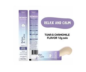 MOOCHIE VETMOO+ Relax & Calm 12 g reduce el estrés y la ansiedad a la vez que refuerza el sistema inmunológico de tu gato.