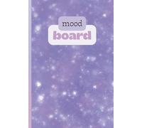 Mood Board Notebook: Aesthetic Purple Sparkle Journal for Girls & Teens | Blank Pages for Vision Boards, Creative Ideas, Notes & Sketches | Cute Y2K Gift & School Notebook