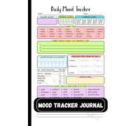 Mood tracker journal: 90 Days of Mental Health Tracker, Color Version, Habit Logs, and Daily Check-Ins for Anxiety Relief.