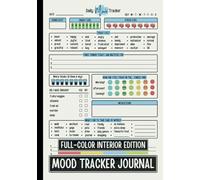 Mood Tracker Journal: Daily Mental Health & Wellness Diary with Prompts for Relieving Anxiety, Borderline Personality Disorder or Depression for Women & Teenage Girls