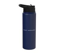 Mood Wednesday - Amante minimalista divertido del miércoles Stainless Steel Insulated Water Bottle