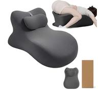 Moodie Intimacy Pillow, 2026 New Upgrade Moodie Pillow for All Postures, 27° Angle Non-Slip Base, Memory Foam Intimate Wide Pillows, Provides Waist and Neck Support, Keep Going All Night (B-Black)