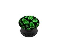 Moody - Patas de Cristal de Acuarela Verde Oscuro para niñas PopSockets PopGrip Adhesivo