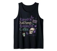Moody Sad Songs Café Estética Amante De La Música Vibe Camiseta sin Mangas