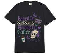 Moody Sad Songs Café Estética Amante De La Música Vibe Comfort Colors Adult Heavyweight T-Shirt