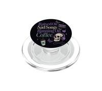 Moody Sad Songs Café Estética Amante De La Música Vibe PopSockets PopGrip para MagSafe