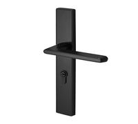 MOOEDJKL Cerradura de Puerta con Llave for Dormitorio, hogar, Puerta de Madera silenciosa, manija de baño, dirección de Apertura: sin distinción Entre Izquierda y Derecha(Noir)