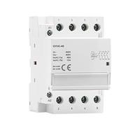 MOOEDJKL Contactor Modular de CA for riel doméstico, 4P, 63 A, 4 NA o 2 NC, 220 V/230 V, 50/60 Hz, 1 Unidad(4P 40A 4N0 220V)