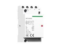 MOOEDJKL Contactor Modular de CA for Uso doméstico, 4 Polos, 16 A, 20 A, 25 A, 4 NA o 2 NA, 2 NC, 220 V/230 V, 50/60 Hz, for riel DIN, 1 Unidad(25A,4NO)