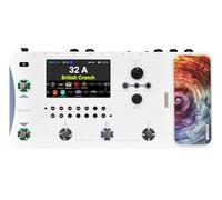 Mooer GE1000 - Amplificador de Modelado y Efectos múltiples, con batería, Color Blanco