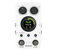 MOOER GL100 Looper Pedal Drum Machine, Pedal de guitarra 2 en 1, pedal de guitarra Touchsreen de 1.3 pulgadas, 100 ranuras con 300 minutos en total de grabación automática, función de estiramiento de