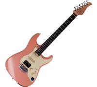 Mooer GTRS Guitars Professional 800 - Guitarra inteligente (P800), diseño de flamenco, color rosa