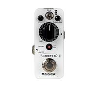 MOOER Micro Loop II Pedal de 480 minutos de tiempo de grabación en bucle, 3 bancos de ahorro y 16 ranuras por banco, función Surport AUTO REC