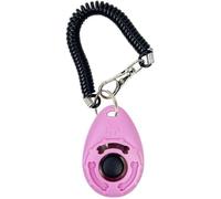 Mooff Clicker de entrenamiento para perros con correa de muñeca, ligero y fácil de usar, clicker de entrenamiento de mascotas para gatos, cachorros, pájaros, caballos