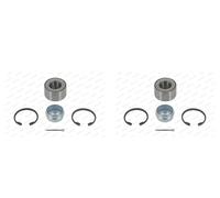 MOOG 2x Cubo Juego Cojinete Delantero de Rueda para Opel Meriva Corsa C Van Mk