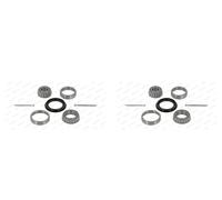 MOOG 2x Cubo Kit Cojinete de Rueda Trasero para Audi A4 80 VW Caddy II Caja 8D2
