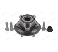 MOOG Juego de cojinete de rueda TO-WB-13014 Eje delantero con buje de rueda con perno de sujeción de rueda