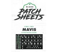 Moog MAVIS Blank Patch Sheets Notebook: Become a more organized songwriter with this Blank Patch Sheet notebook so you can spend more time creating and less time forgetting.