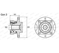 Moog op-wb-11091 Rodamientos