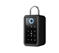 MOOILKO Caja De Bloqueo Llave Intelinte, Aplicación Ttlock, Combinación Impermeable, Llaves Digital Segura For Desbloqueo Huellas Dactilares For Almacenamiento Casa Acceso rápido