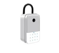 MOOILKO Caja Fuerte for Llaves, TTlock Huella Digital de Llave Aplicación Desbloqueo Remoto Montaje en Pared Seguridad Candado Acceso rápido(K2BF-TTLOCK-Finger)