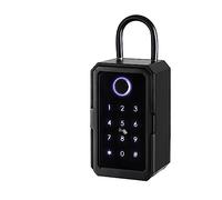 MOOILKO Cajas De Seguridad TTlock, Contraseña, Tarjeta Digital Intelinte con Huella Dactilar, Bloqueo Portátiles Electrónicas Tuya Acceso rápido(K3-TY)