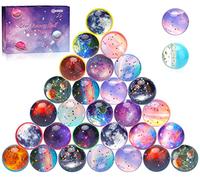 MOOING 30Piezas Pelotas Saltarinas,32mm Pelotas de Rebote,Pelotas de Goma de Juguete para niños,Bouncing Balls para Bolsas Regalos,Relleno Piñata,Fiesta y Cumpleaños