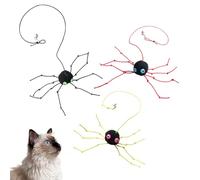 Mooipur Recambios de varita para gatos, varita de juguete para gatos, repuestos de repuesto de araña, juguetes de araña para gatos, accesorio interactivo de juguete para gatos y gatitos de interior