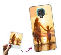 Mookase Funda para XIAOMI REDMI Note 9S Personalizada para TU MÓVIL con Imagen O Texto, Carcasa Personalizable, Gel Flexible, Borde Trasparente, Regalo Original