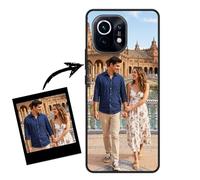 Mookase Funda Personalizada para Xiaomi 11T Carcasa de Móvil Personalizable con Foto con Texto o Diseño Bordes Transparentes Carga Inalámbrica Impresión Premium Regalo Original (Gel Flexible)