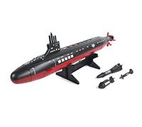 MOOKEENONE 1:350 Navy Seawolf - Modelo submarino grande de torpedo submarino con sonido de buque de guerra nuclear, modelo militar de plástico