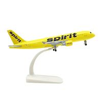 MOOKEENONE American Spirit A320 - Modelo de avión de simulación de 20 cm, modelo de aviación, kit de avión para colección y regalo, escala 1:300
