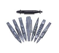 MOOKEENONE Buque de Guerra de Plástico 15 cm - 8 Piezas Modelo 4D Cruiser, Fragata, Submarino - Accesorios para Modelos Militares (Kit No