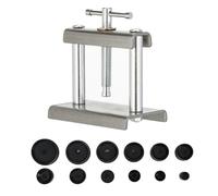 MOOKEENONE Prensa multifuncional para reloj de 16 mm a 50 mm + 12 tamaños de troqueles