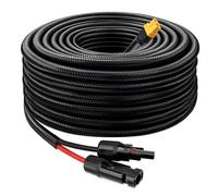 MOOKEERF Cable solar a XT60 de 10 AWG, conector solar a XT60, cable adaptador para panel solar a batería, estación de energía portátil, generador solar, 20 pies