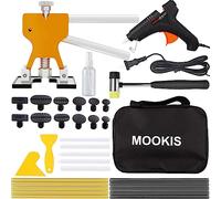 Mookis Kit de Reparación de Abolladuras 34 Piezas Kit de Herramientas de Reparación de Abolladuras de Coche para Eliminar Abolladuras, daños por Granizo
