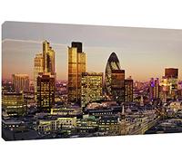 MOOL - Lienzo Decorativo (81,3 x Ciudad de Londres Impresión de Lienzo, Grande, Multicolor, 32