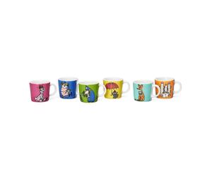Moomin Arabia 6 Tazas Mumin mini Tredje classic Multi