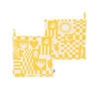Moomin Arabia Agarraderas Moomin Party 22x22 cm 2-pack Amarillo