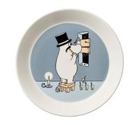 Moomin Arabia Plato Moomin Ø19 cm Papá Mumin Gris