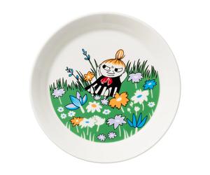 Moomin Arabia Plato Moomin Little My and meadow blanco-multi