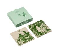 Moomin Arabia Posavasos Mumin Mystical Forest Verde. 10x10 cm. 2-pack