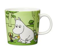 Moomin Arabia Taza Mumin. troll mumin Hierba verde