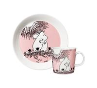 Moomin Arabia Taza y plato Moomin Amor 30 años 2 piezas