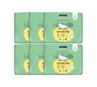 Moomin Baby T1 2-5kg 25 pañales Pack 6 unidades