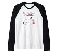 Moomin Be Brave The Memoires of Moominpappa Cita Camiseta Manga Raglan