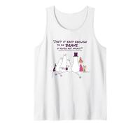 Moomin Be Brave The Memoires of Moominpappa Cita Camiseta sin Mangas