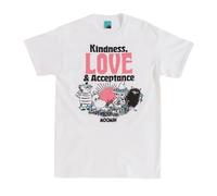 Moomin Camiseta Kindness Love And Acceptance para Adultos Unisex (TT481)
