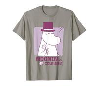 Moomin Moominpappa Moomin es Coraje Camiseta